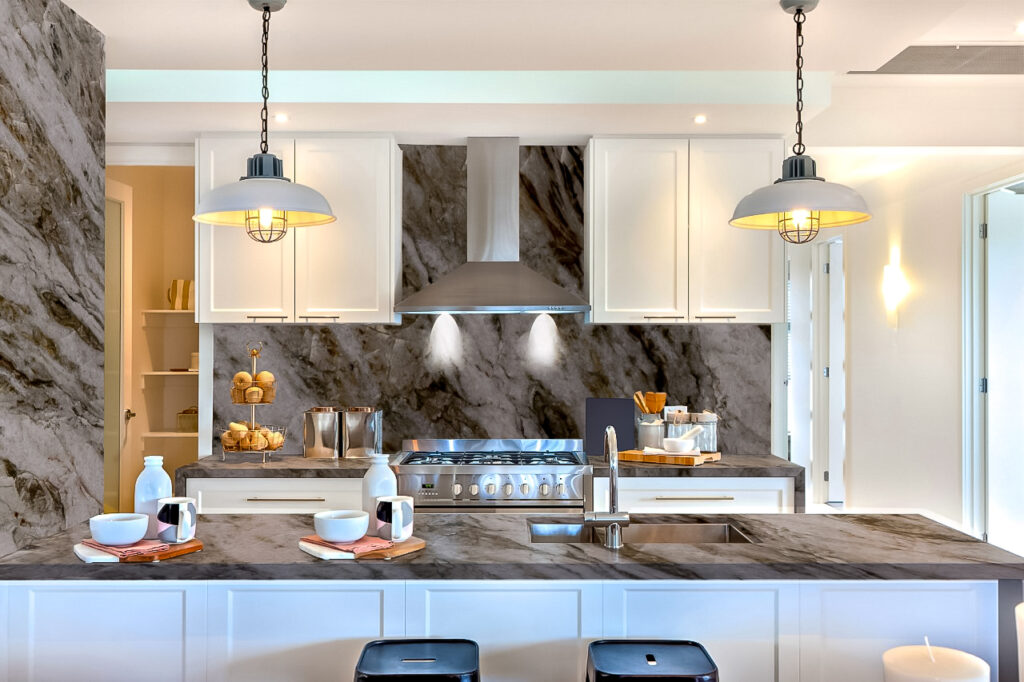 Natural granite kitchen worktops